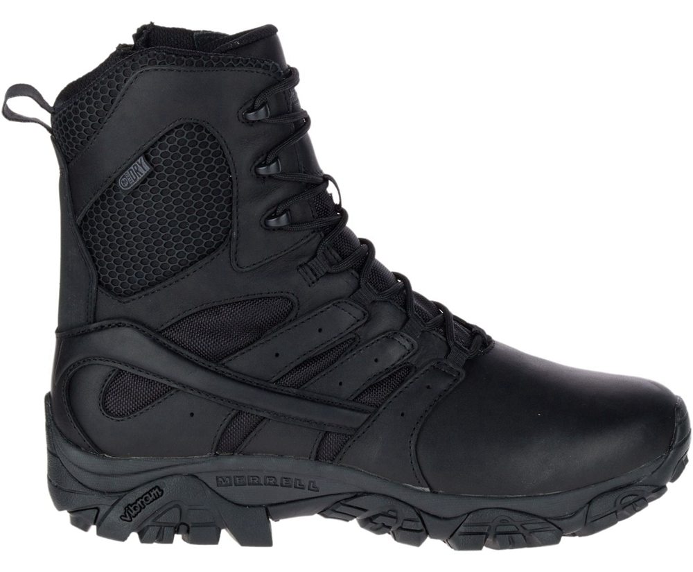 Merrell Støvler Herre - Moab 2 8" Tactical Response Waterproof - Sort - KRZ803561